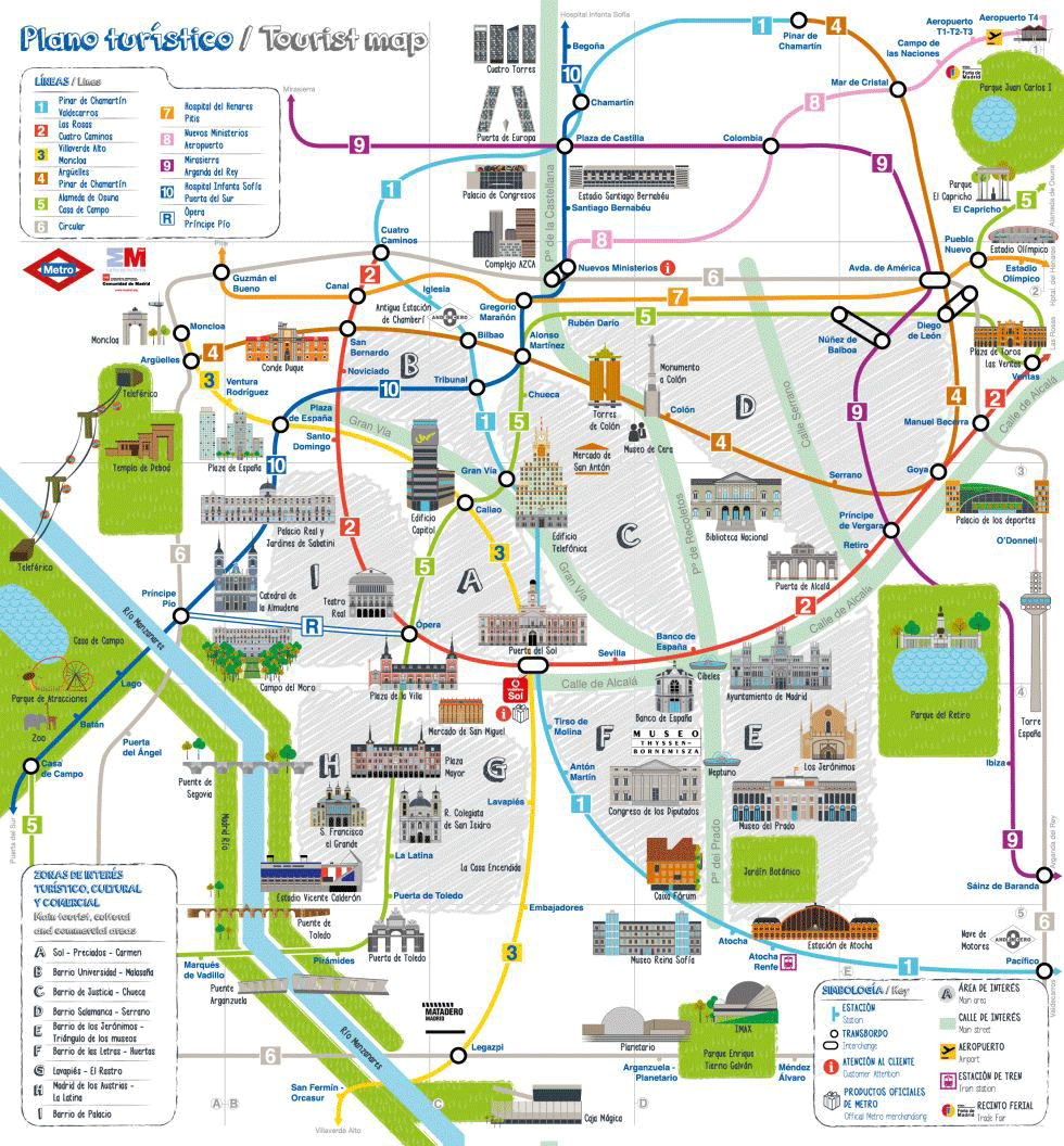 Madrid Metro Haritası